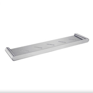 BELLINO SOLID BRASS SHOWER SHELF Brushed Nickel