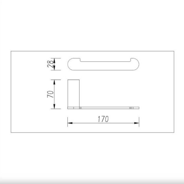 Esperial Brushed Nickel Toilet Roll Holder