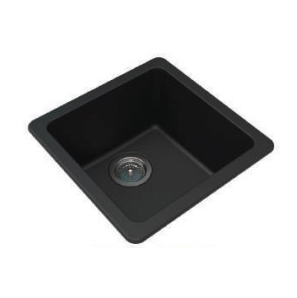 Overall Size: 423X423X203mm Bowl Size: 356X356X203mm Granite Matte Black