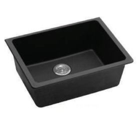 Overall Size: 635X470X241mm Bowl Size: 565X416X241mm Granite Matte Black