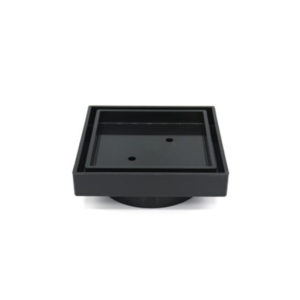 BLACK PVC TILE INSERT POINT DRAIN