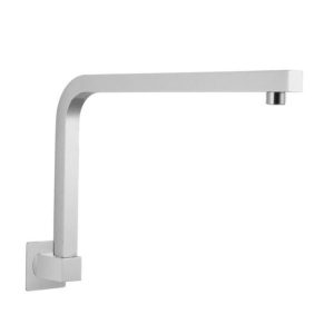 Square Swivel Brushed Nickel Shower Arm