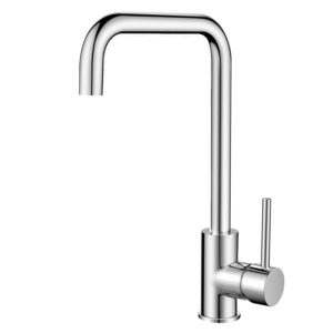 Electroplated Brass Chrome Swivel Spout Kitchen Mixer Tap