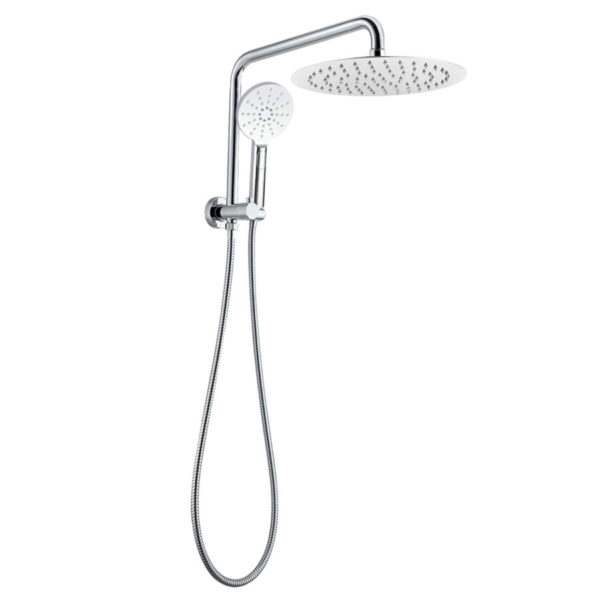 10'' Round Chrome Shower Station Top Water Inlet