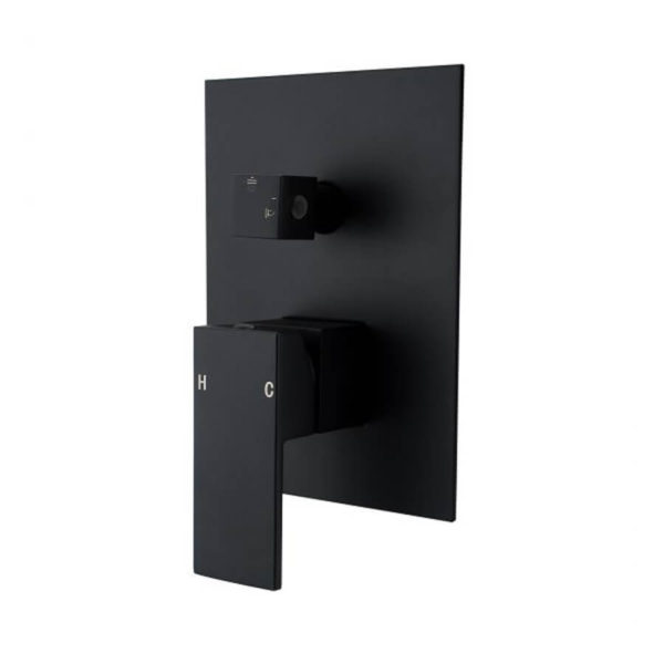 BLAZE Black Shower/Bath Mixer Diverter