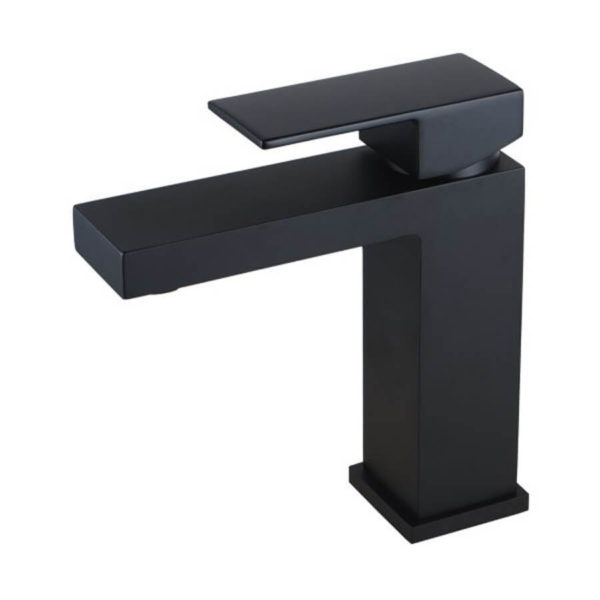 BLAZE Series Square Black Basin Mixer Tap