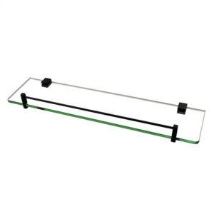 BLAZE Series Black Glass Shelf Holder 500mm