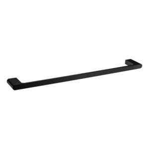 AU Series Black Single Towel Rail 800mm