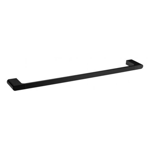 AU Series Black Single Towel Rail 800mm