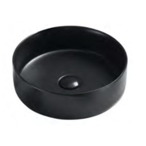 Above Counter Basin Matt Black 394X394X115mm