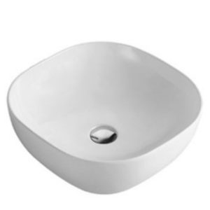 Above Counter Basin Gloss White Ultra Slim 420X420X140mm