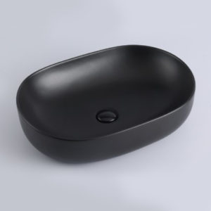 Above Counter Basin Matte Black 490X350X135mm