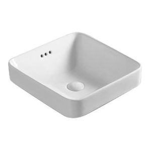 Gloss White Fine Ceramic INSERT BASIN 420X420X155MM