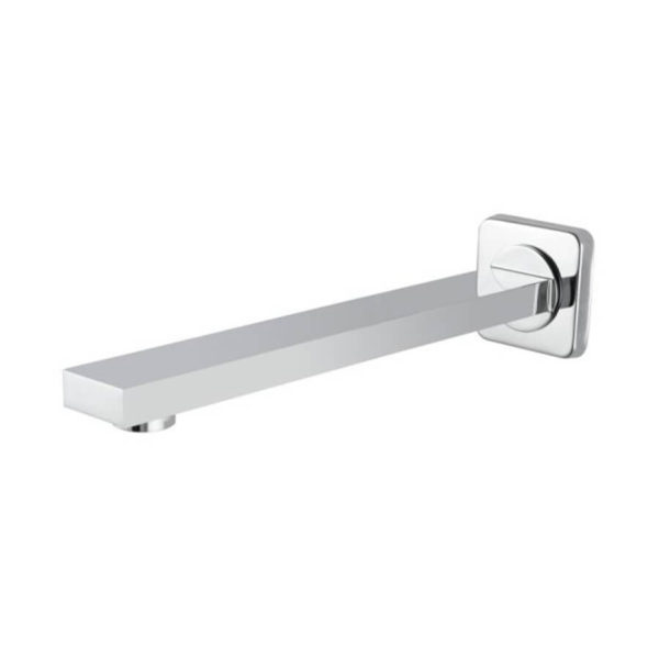 BLAZE Series Square Chrome Bath Spout